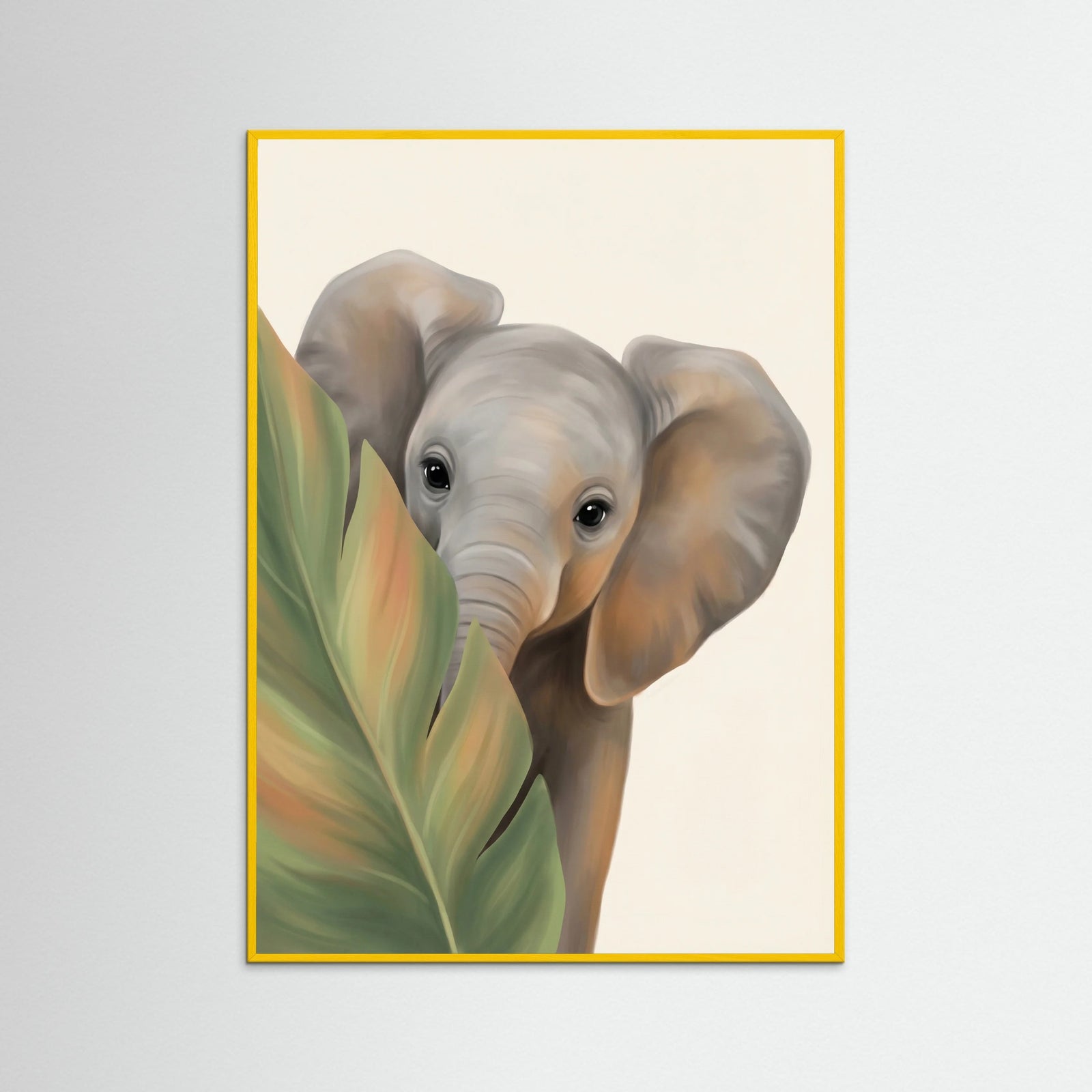 Yellow Wood Sweet Giraffe Gaze