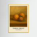 Yellow Wood Table fruit