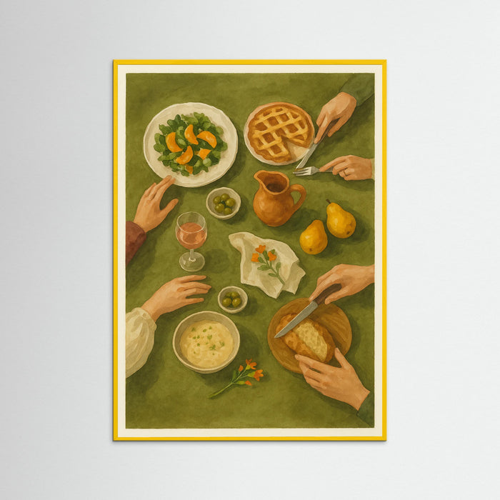 Yellow Wood Tea Time Arrangement 1