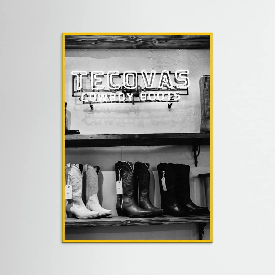 Plakat Tecovas Cowboy Boots – plakat i druk artystyczny
