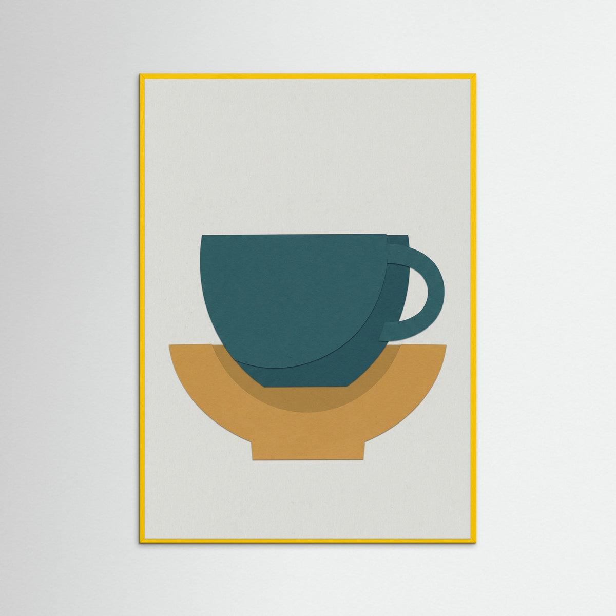 Yellow Wood Terracotta Vessel