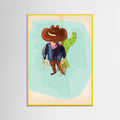 Texas Cowboy Poster – plakat og kunsttryk