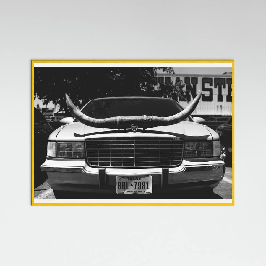 Yellow Wood Texas Ride Poster