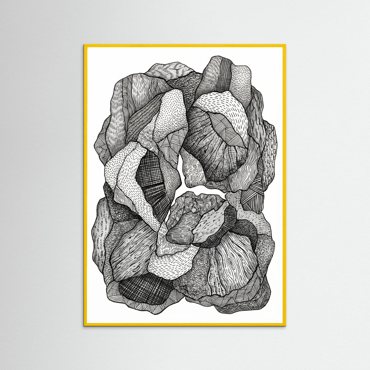 Yellow Wood Textural Flow