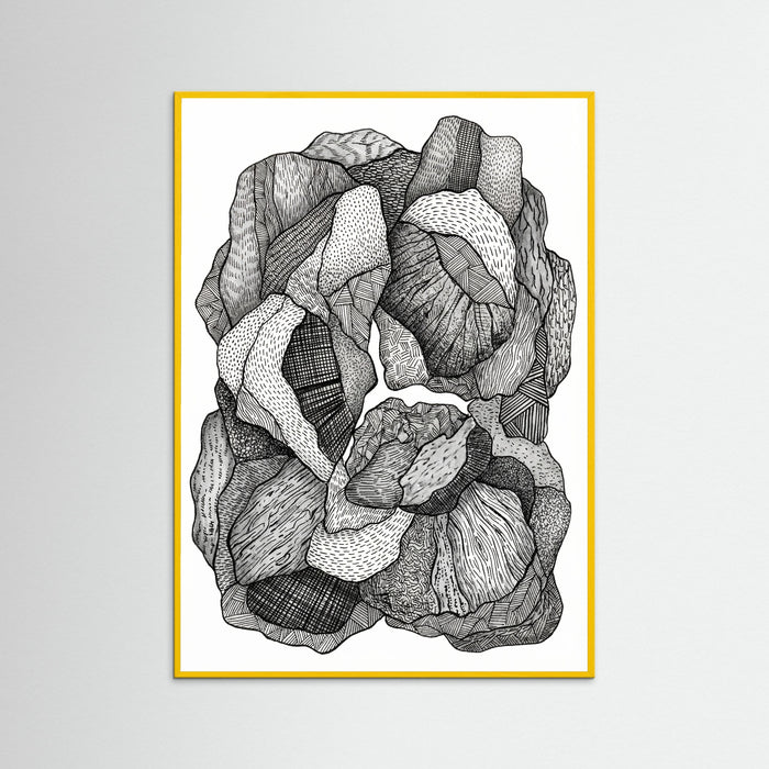 Yellow Wood Textural Flow
