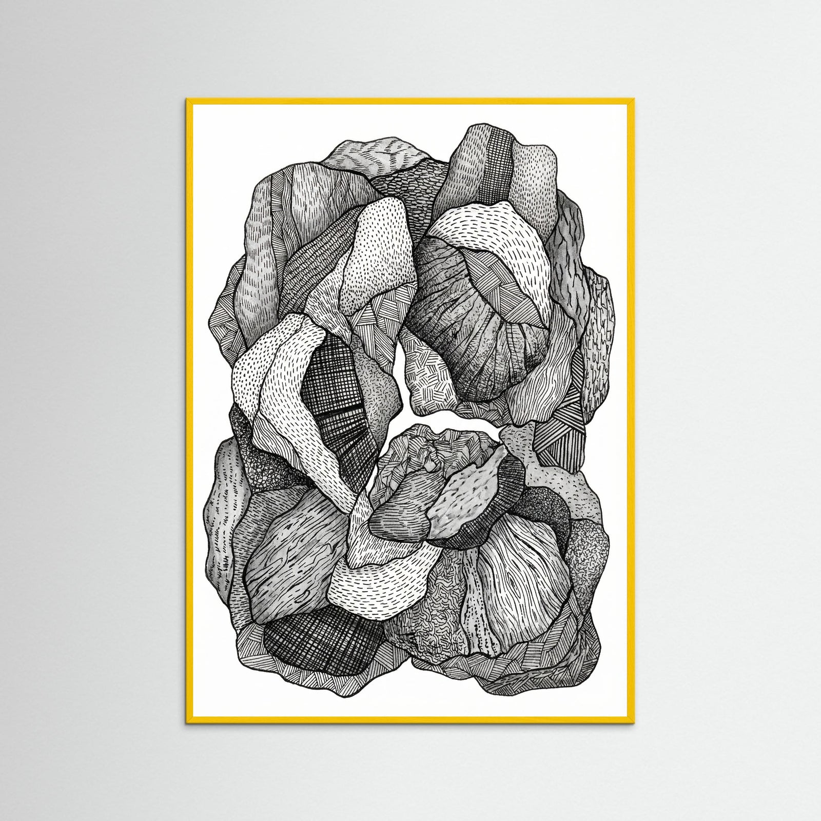 Yellow Wood Textural Flow