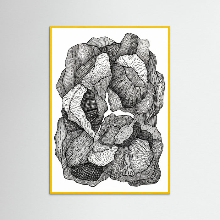 Yellow Wood Textural Flow