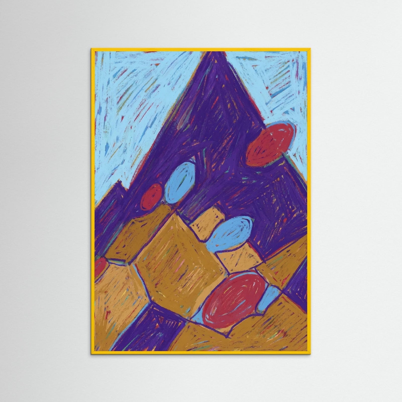 Yellow Wood Textured Archway