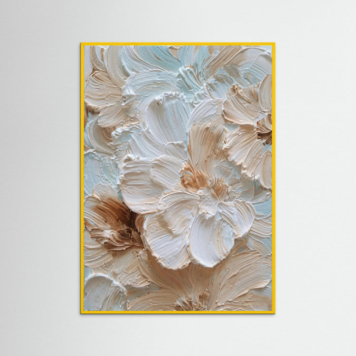 Yellow Wood Textured Bloom