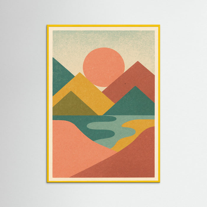 Yellow Wood Textured Gazes