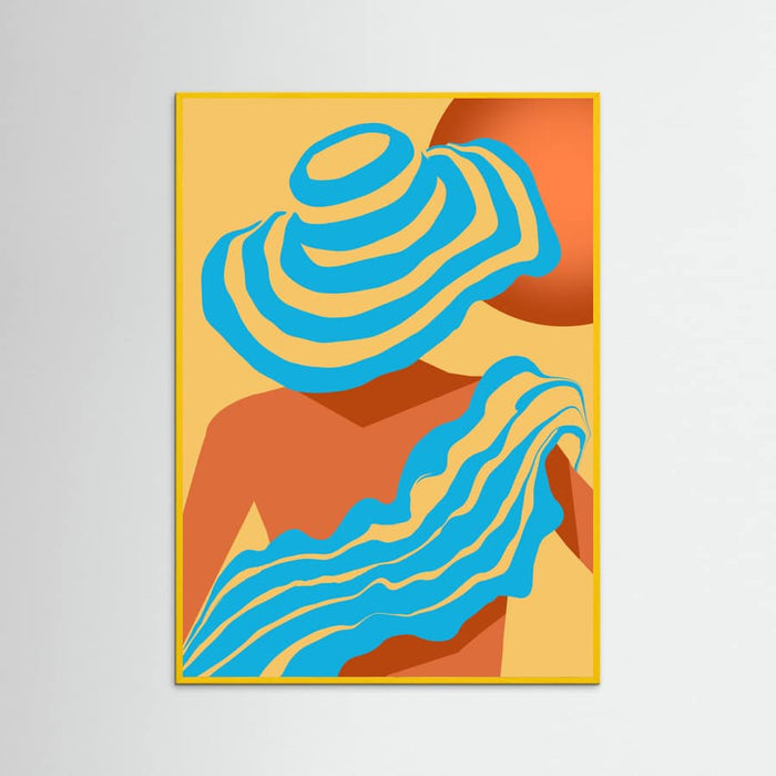 The Blue Sarong Poster – poster en kunstdruk