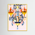 Yellow Wood The Chandelier Poster