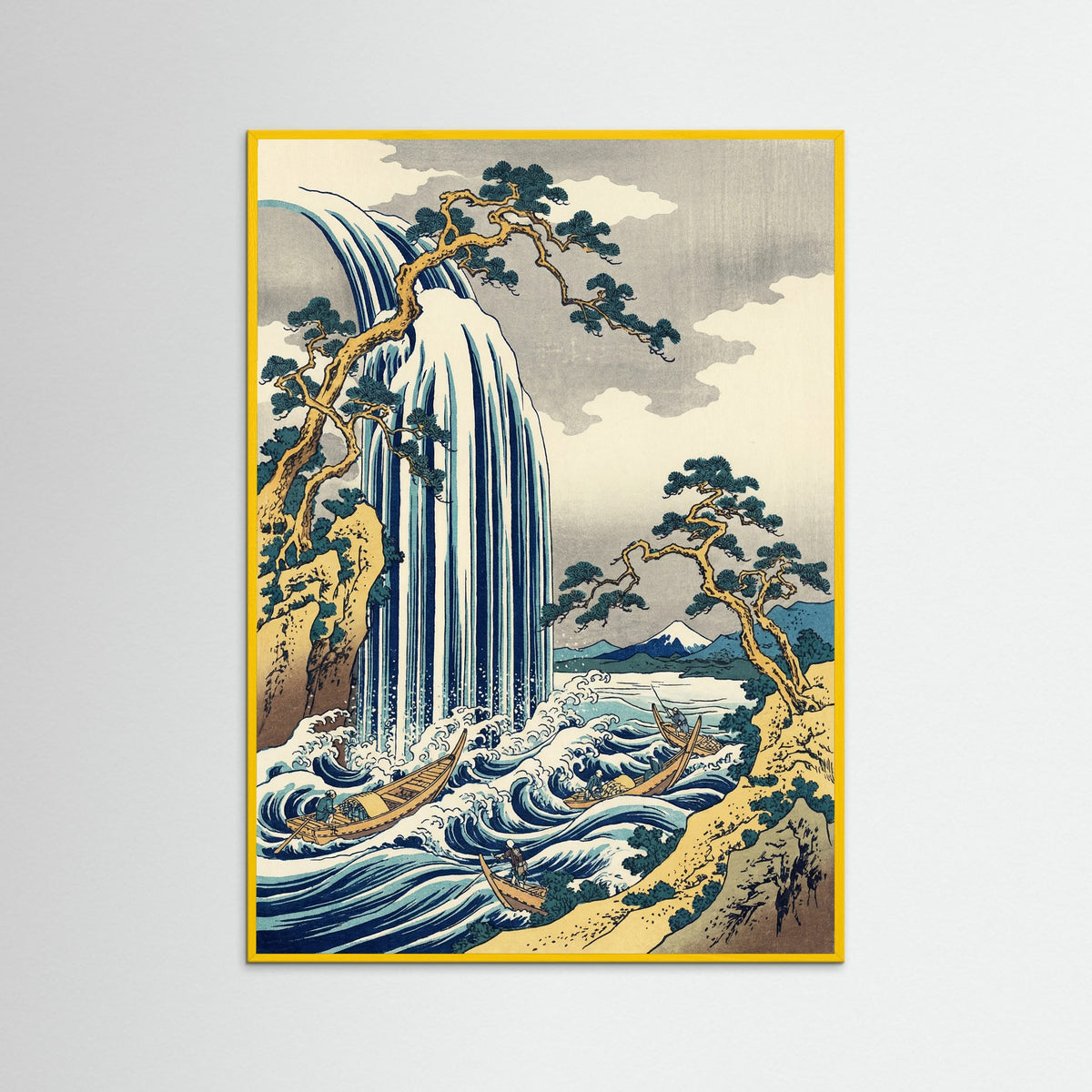 Yellow Wood The Great Wave