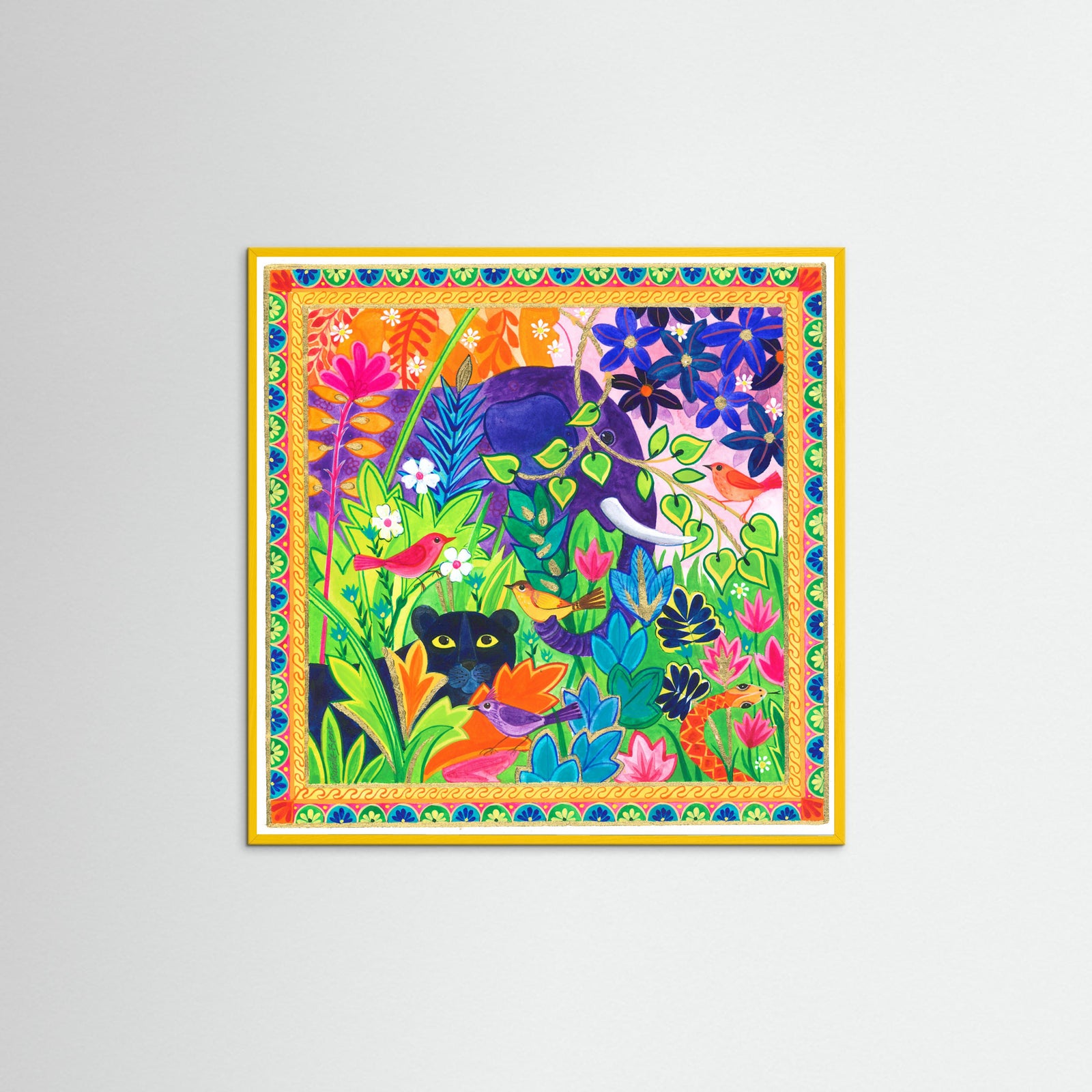 Yellow Wood The Jungle Poster