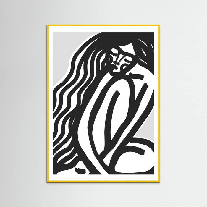 The Silence (Black) Poster – plakat og kunsttryk