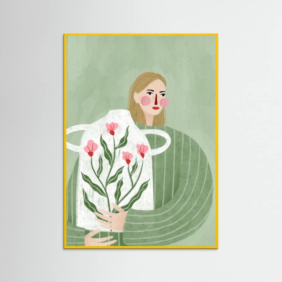 The Woman With He Vase Poster – plakat og kunsttryk
