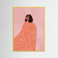 The Woman With the Swirls Poster – poster and art print