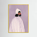 The Woman With the White Hat Poster – poster and art print