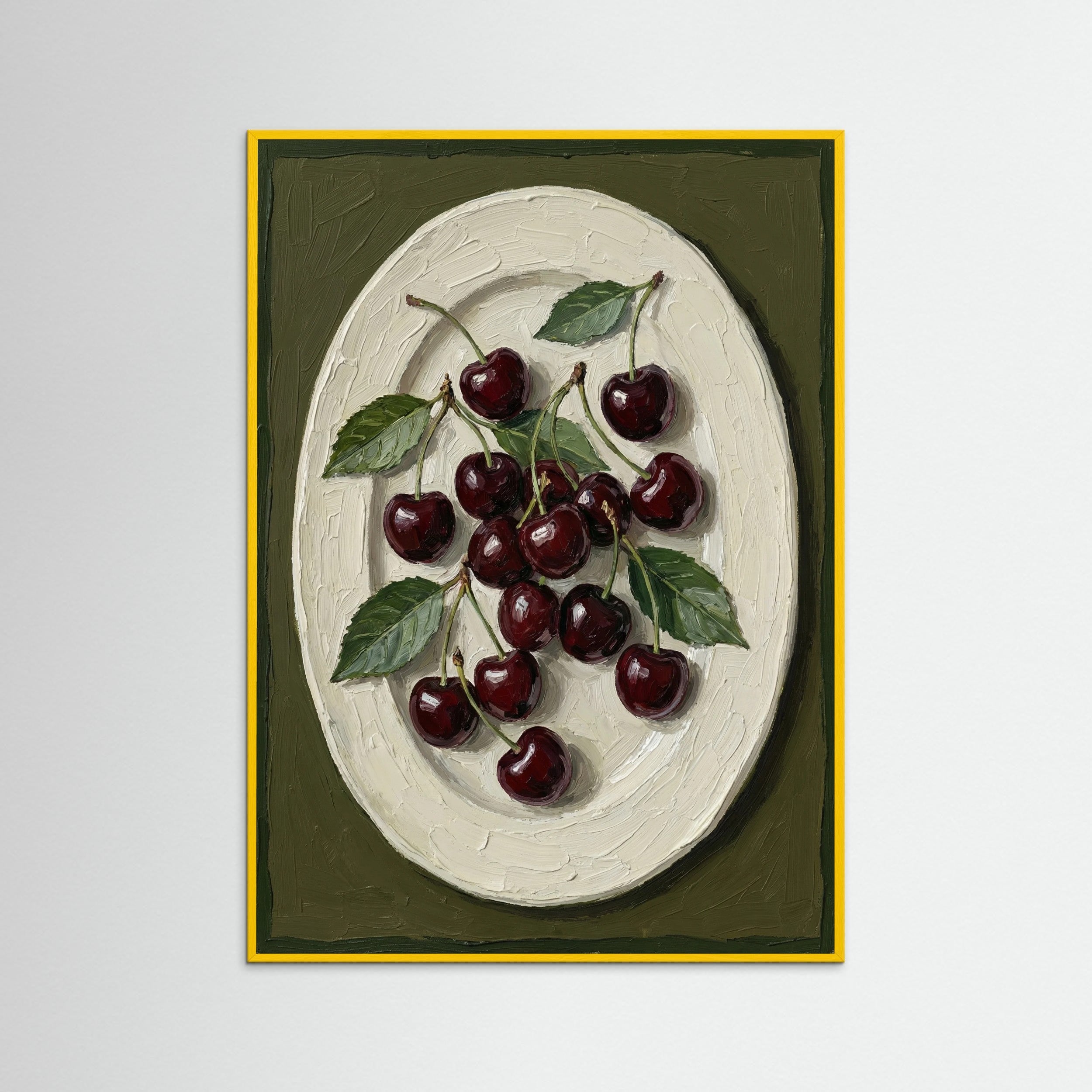 Yellow Wood Three Silver Fish