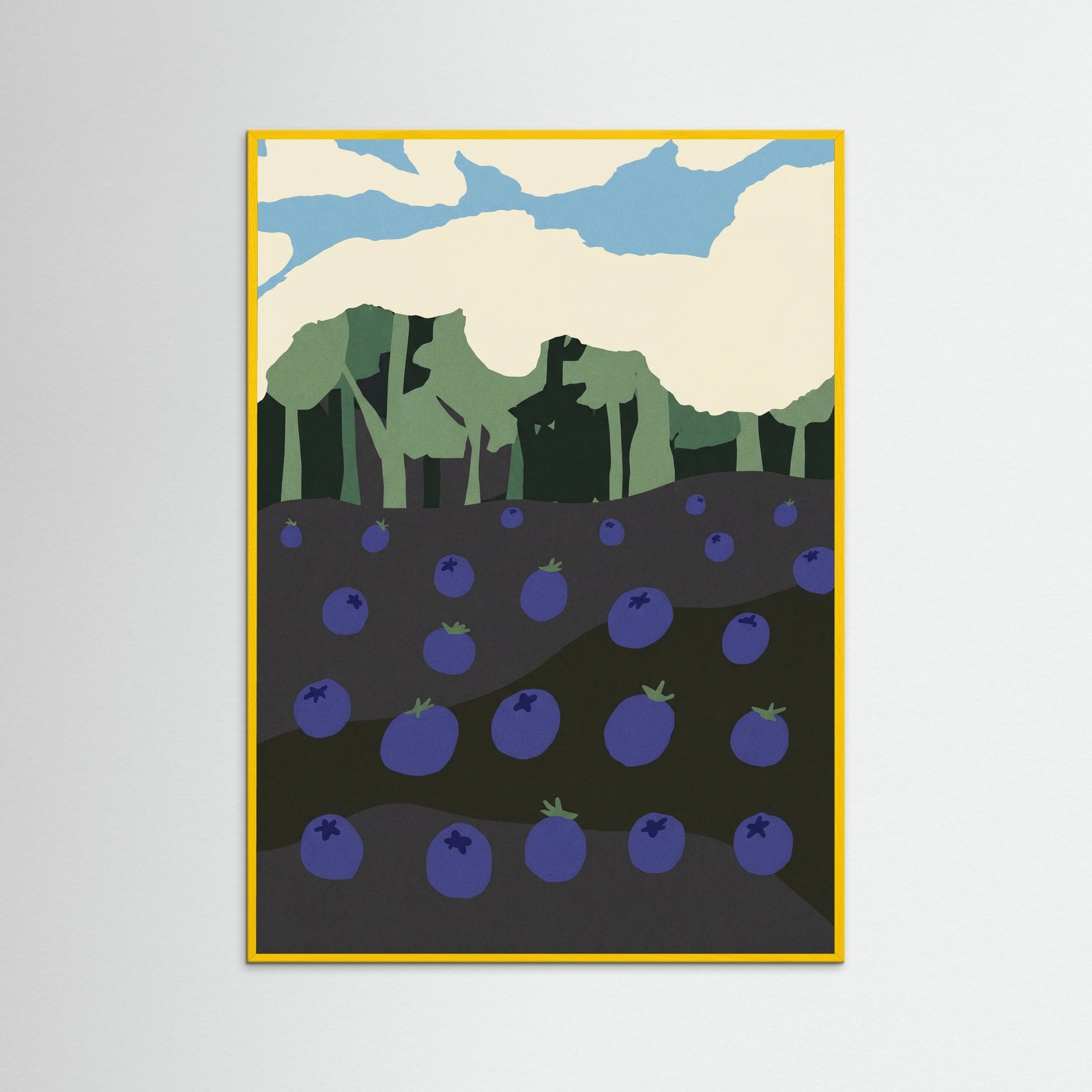 Yellow Wood Tomato Harvest Field