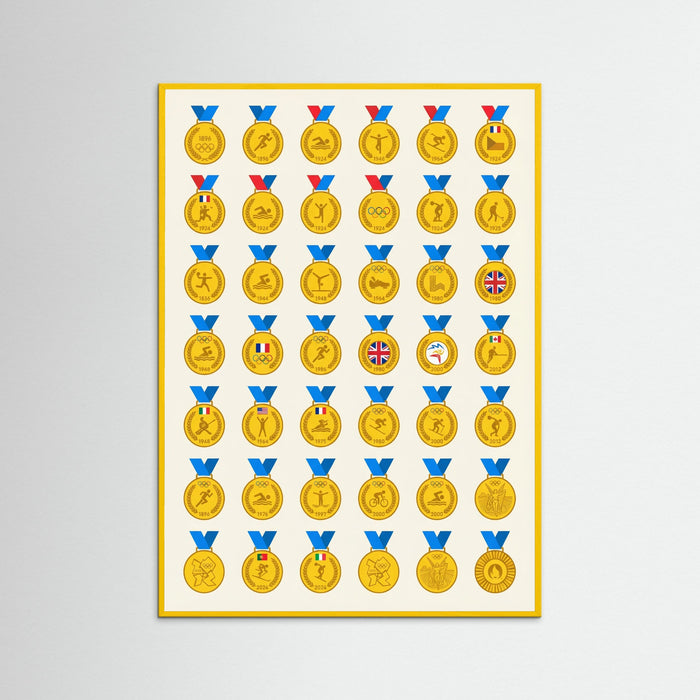 Tour de France Jerseys – poster och konsttryck