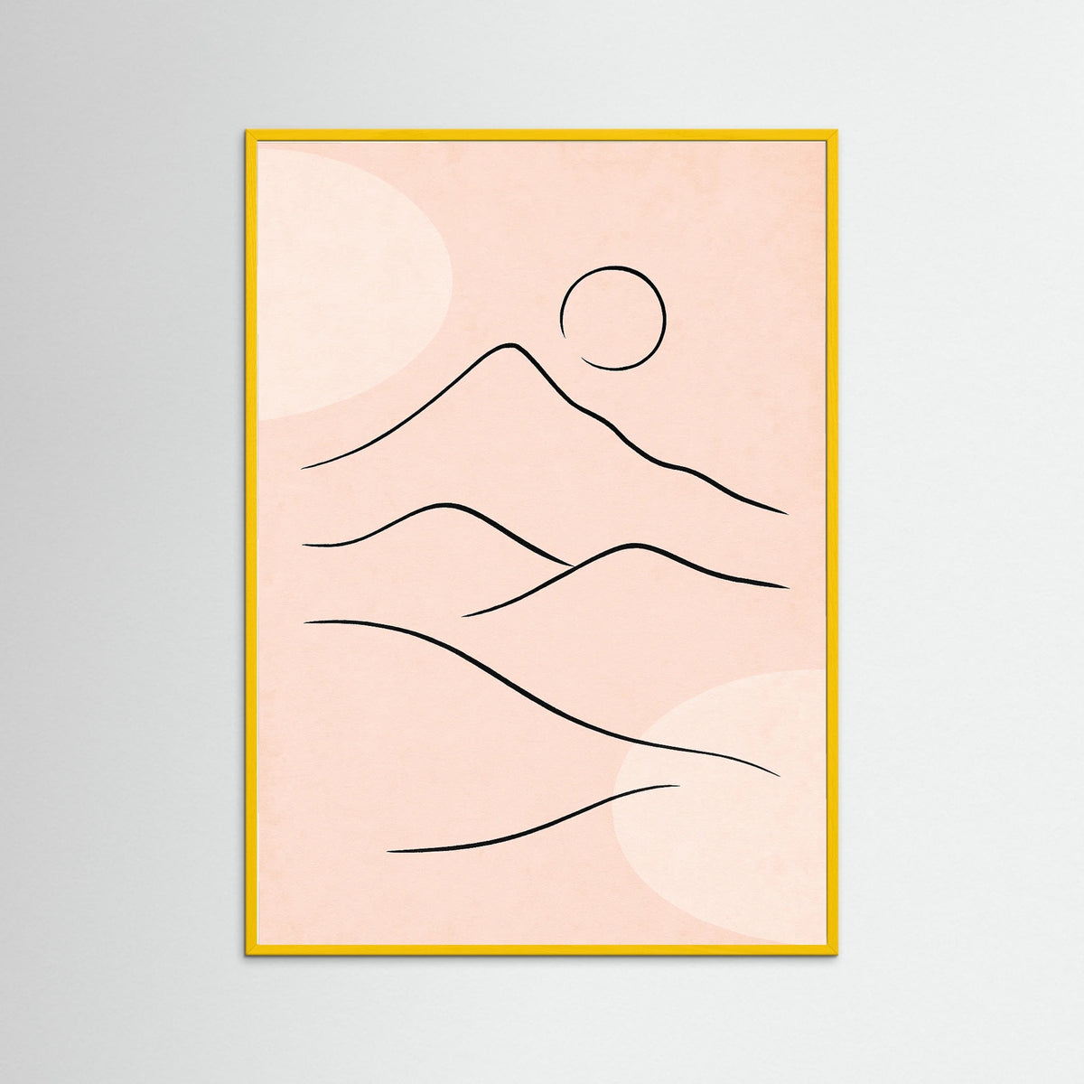 Yellow Wood Tranquil Outline
