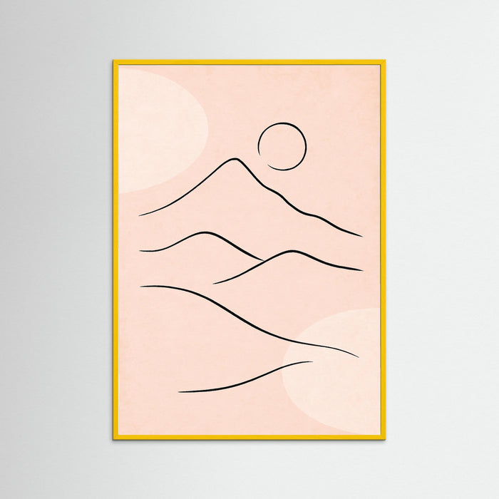 Yellow Wood Tranquil Outline