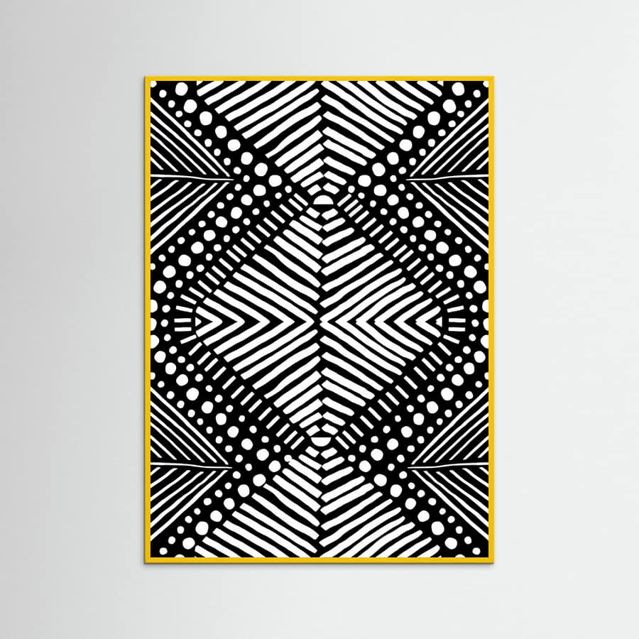 Yellow Wood Tribal Poster