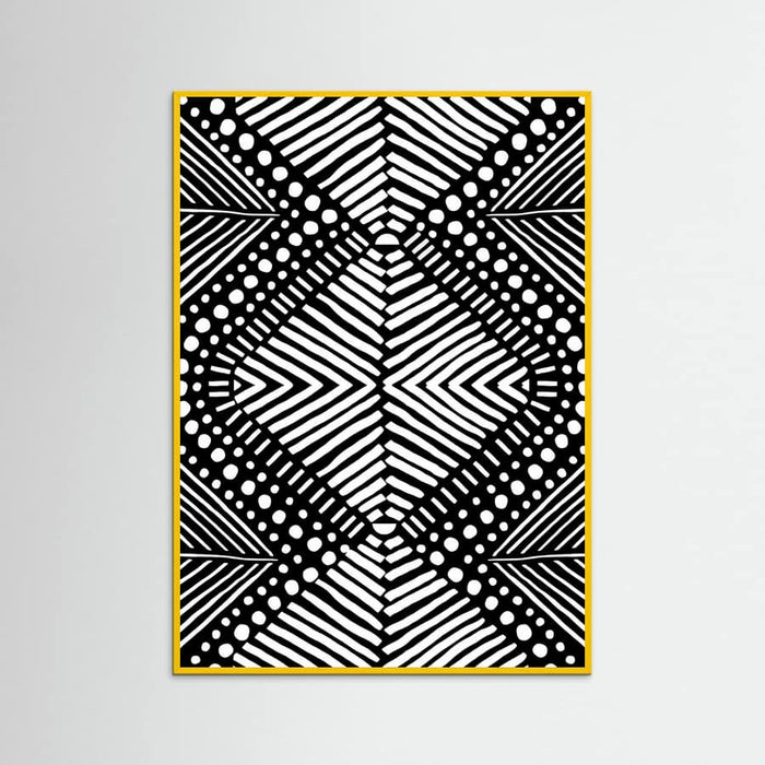Yellow Wood Tribal Poster