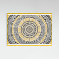 Yellow Wood Tribal Sun Poster