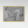 Yellow Wood Tribal Tapestry Poster