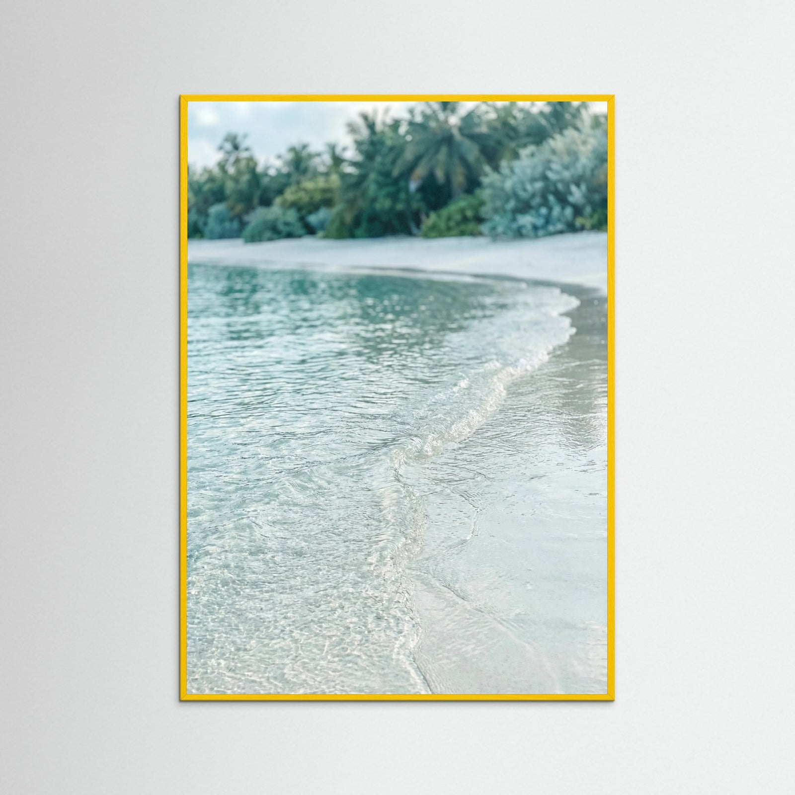 Yellow Wood Tropical Azure Breeze