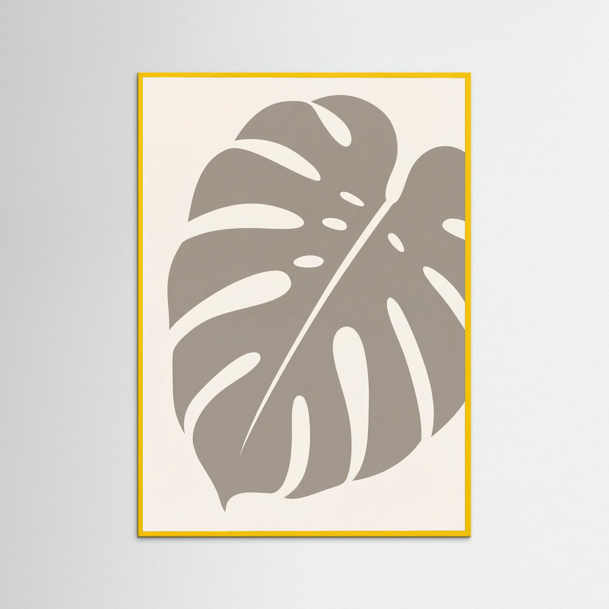 Yellow Wood Tropical Frond