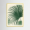 Yellow Wood Tropical Silhouette