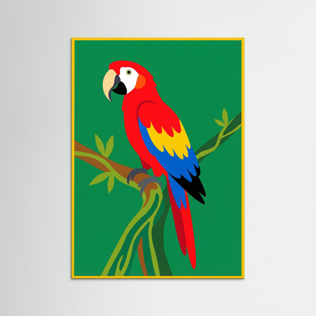 Yellow Wood Tropical Toucan