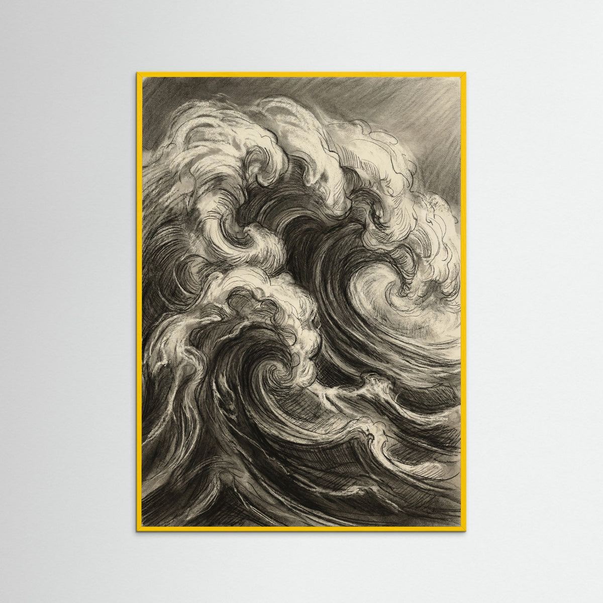 Yellow Wood Turbulent Visage