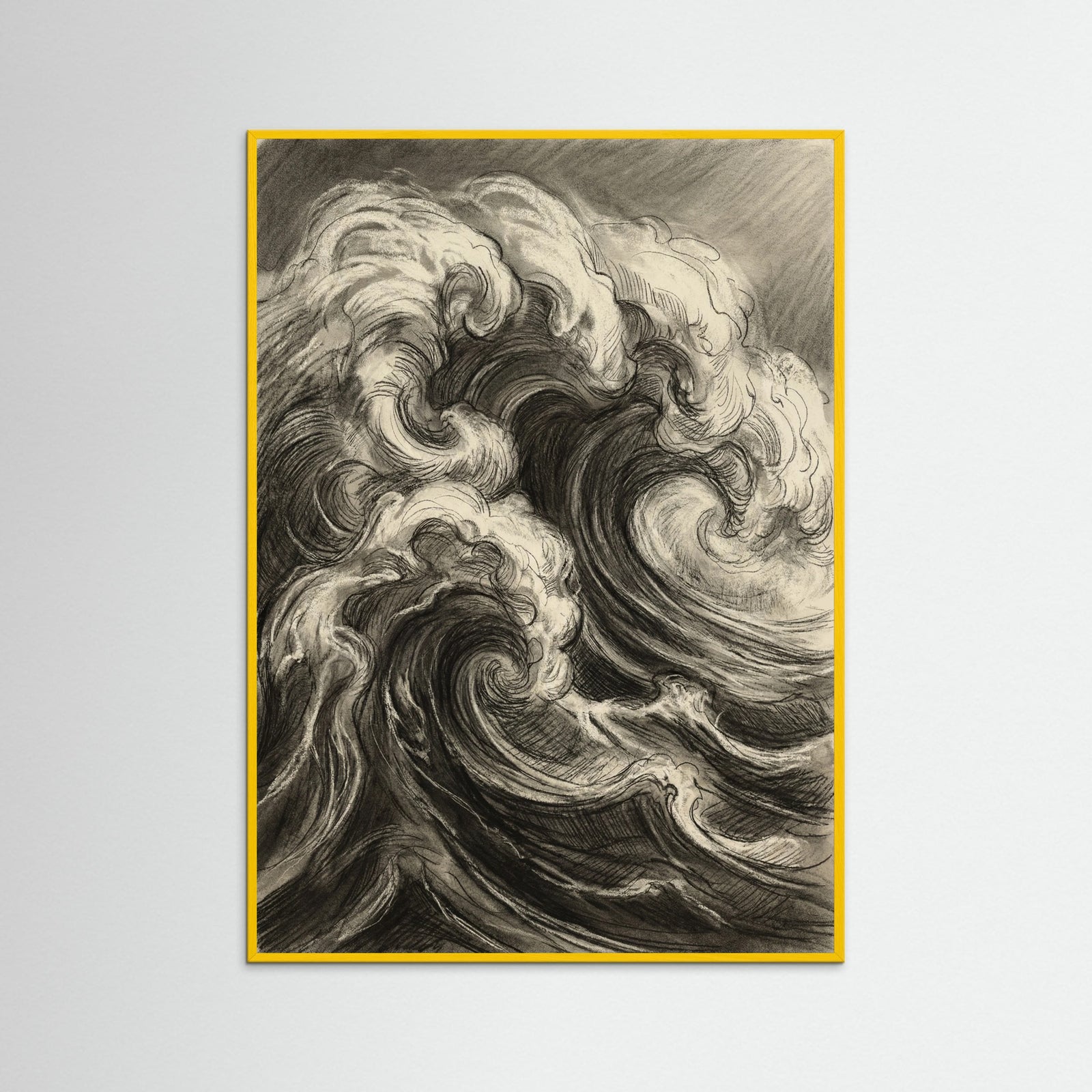 Yellow Wood Turbulent Visage