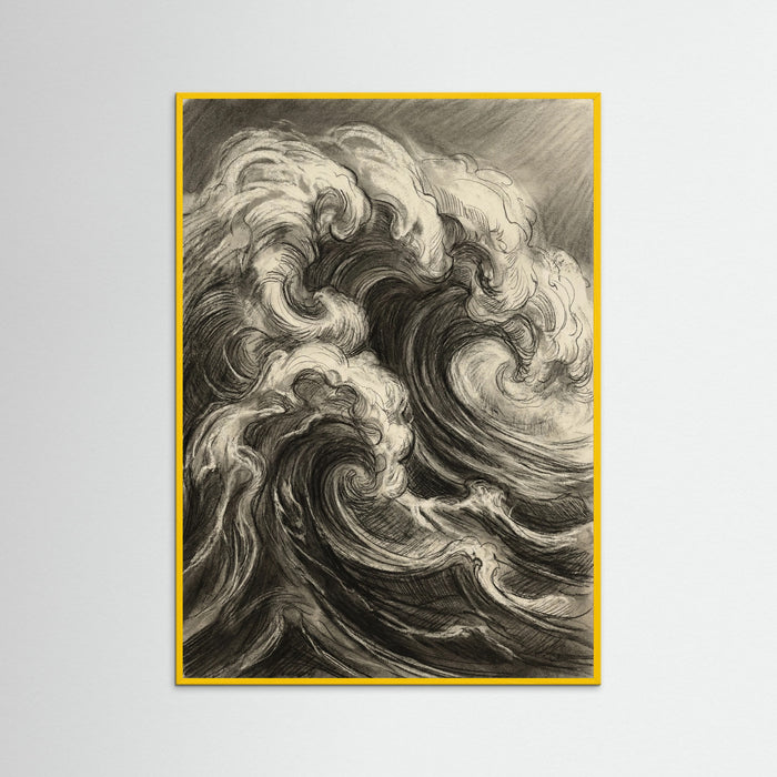 Yellow Wood Turbulent Visage