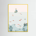 Under the Blue Sea Poster – Poster und Kunstdruck