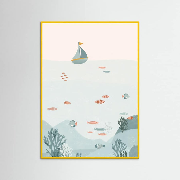 Under the Blue Sea Poster – Poster und Kunstdruck