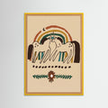 Yellow Wood Unicorn Rainbow Bond