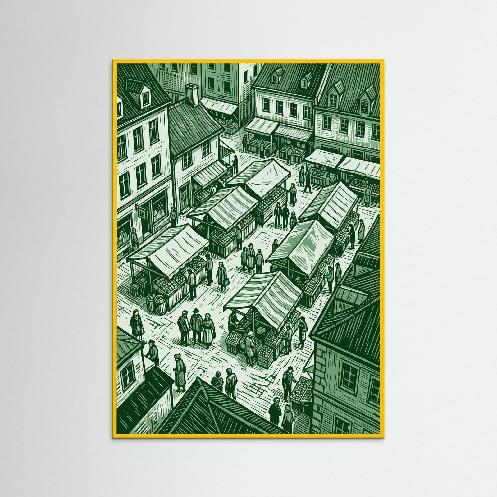 Yellow Wood Urban Green Flow