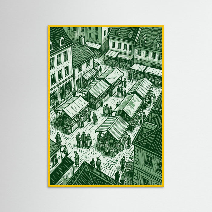 Yellow Wood Urban Green Flow
