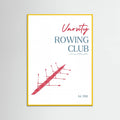 Varsity Rowing Club -juliste – juliste ja taidepainatus