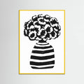 Vase Striped Poster – plakat og kunsttryk