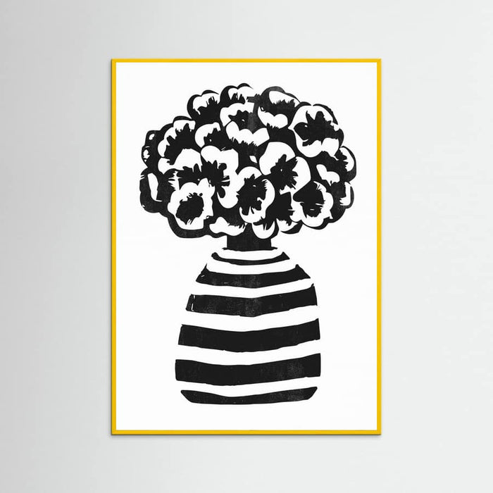 Vase Striped Poster – plakat og kunsttryk