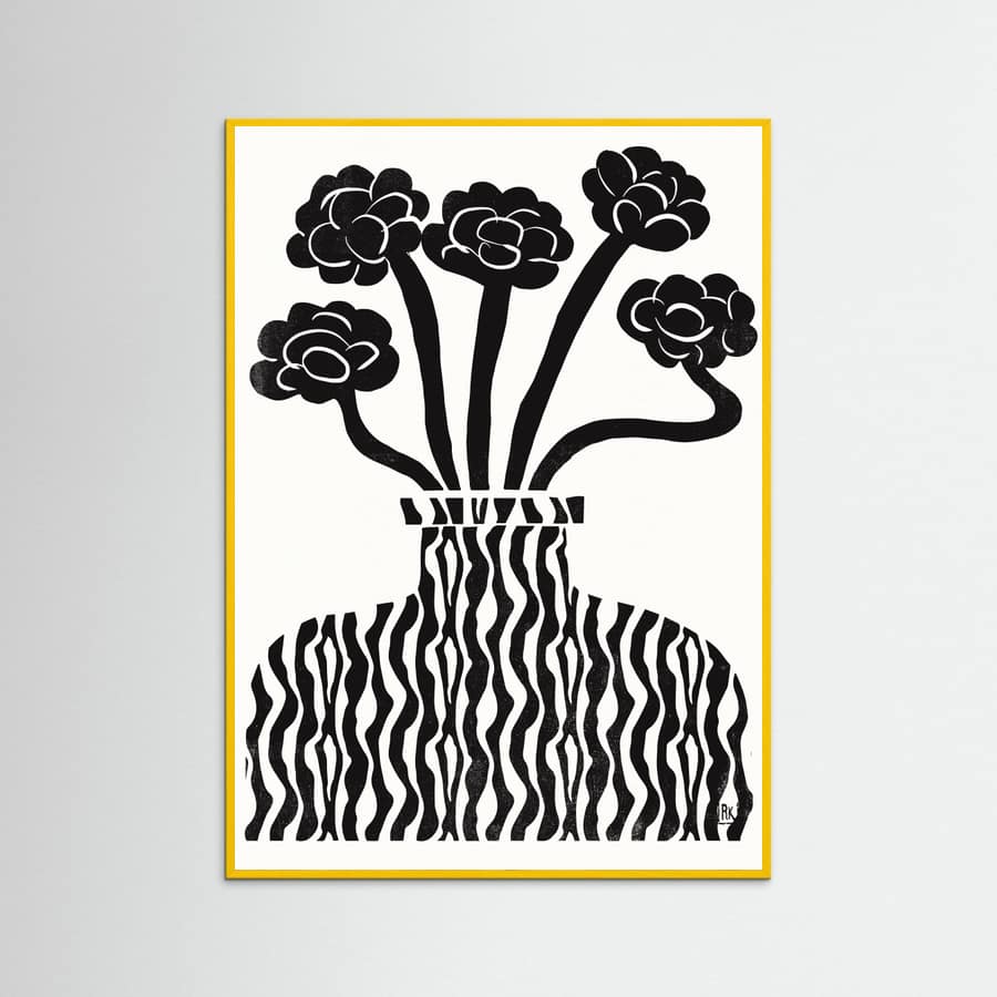 Poster Vase and Flowers 03 – poster e stampa artistica