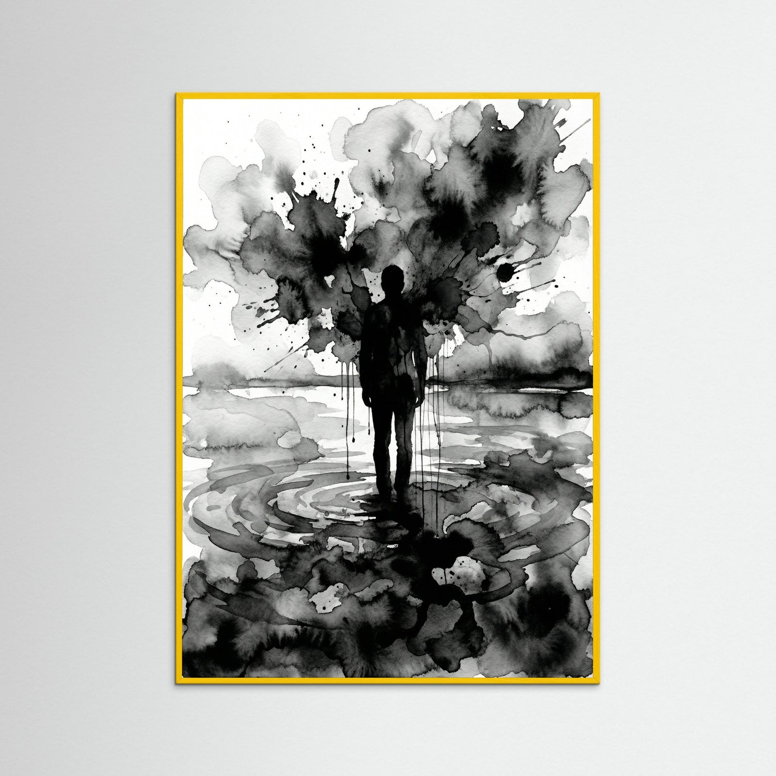 Yellow Wood Veiled Emotion