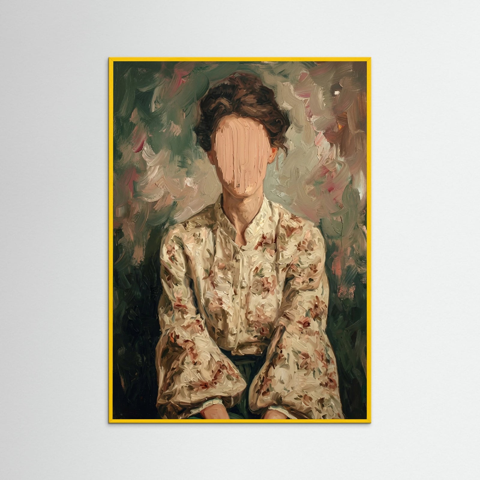 Yellow Wood Veiled Portrait