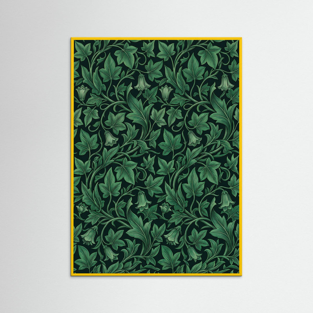 Yellow Wood Verdant Acanthus Pattern